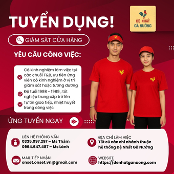Poster tuyển dụng
